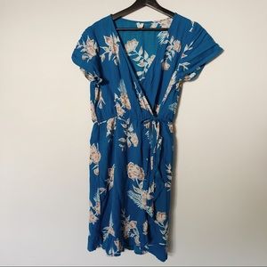 Roxy | Short Sleeve Wrap Dress